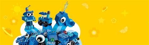 LEGO 11006 Classic Creative Blue Bricks Learning Starter Set, Preschool ...