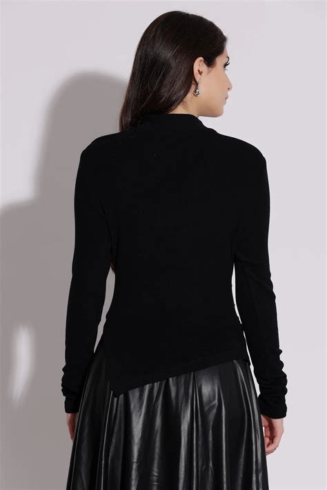 Black Cut-Out Sweater – Dressing Room