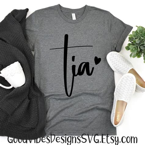 Tia Svg, Godmother Svg, Tia Shirt Svg, New Godmother Svg, Tia Proposal ...