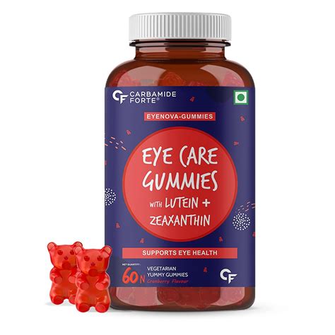 Carbamide Forte Eye Gummies - Lutein and Zeaxanthin Eye Supplements ...