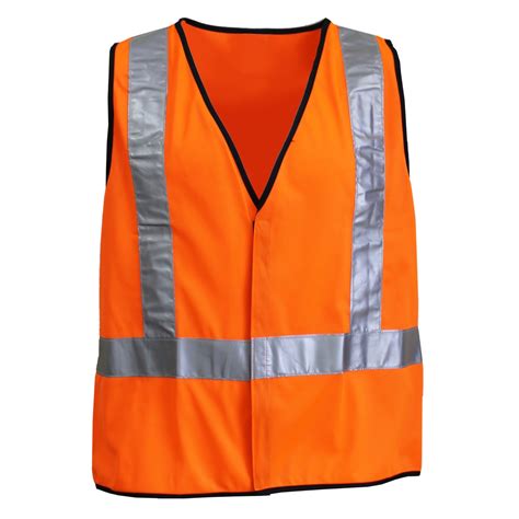 Reflective Safety Vest - Orange | Spartan Workwear