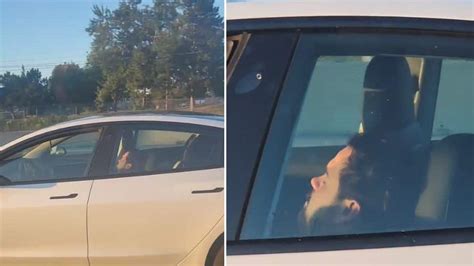 SHOCKING! Tesla driver sleeps while driving EV on autopilot, here's ...