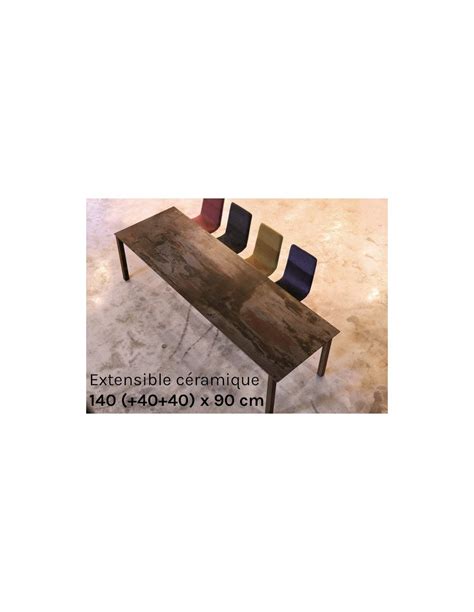 Table extensible 2 allonges ALISON, 140 (+40+40) x 90 cm KUYDISEN