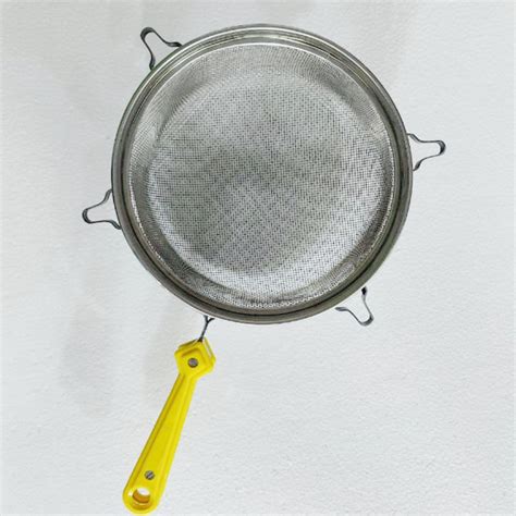 Softel Stainless Steel Heavy Handle Juice & Soup Strainer | Silver & Y ...