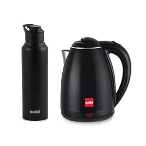 CELLO Pluto Quick Boil Stainless Steel Electric Kettle 1.5L + Sippa ...