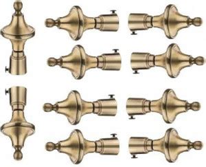 GROWNIX Gold Rod Rail Bracket Metal Price in India - Buy GROWNIX Gold ...