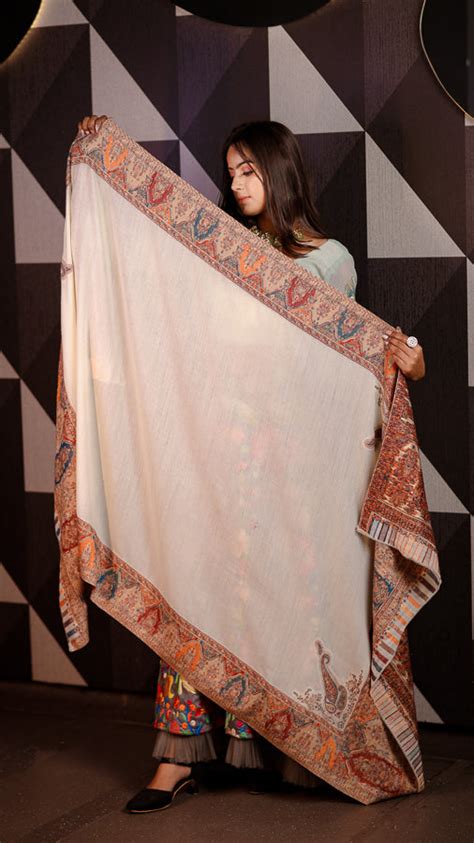 Kani Kunj Paisley Border Shawl – The Shawl Studio
