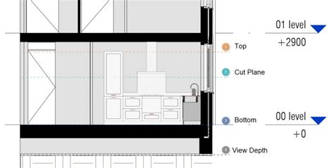 Revit How the View Range Works for Containers 的图像结果