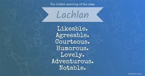 The hidden meaning of the name Lachlan | Namious