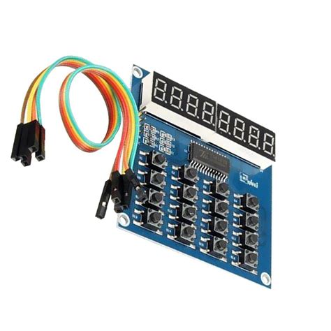 CALANDIS Digital Tm1638 8 Bits Led Keyboard Scan and Display Module ...