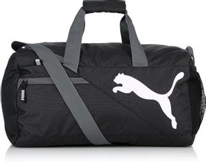 PUMA Fundamentals Sports Bag S Gym Duffel Bag Black - Price in India ...