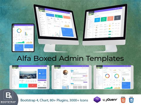 Premium Admin Template with Admin Dashboard UI Kit – Alfa