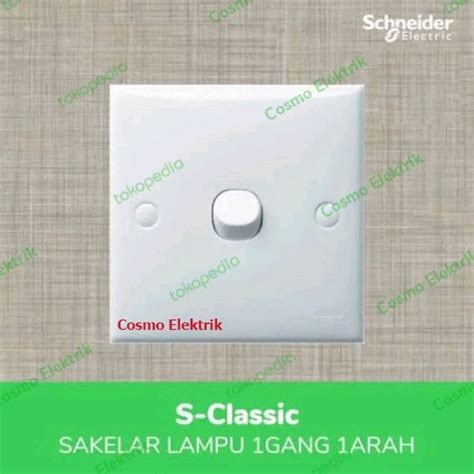 Jual Saklar Engkel Clipsal S-Classic 1 Gang 1 Arah E31 _1_2AR Schneider ...