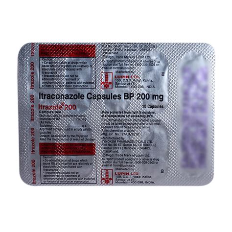 Itrazole 200 Capsule | Uses, Side Effects, Price | Apollo Pharmacy