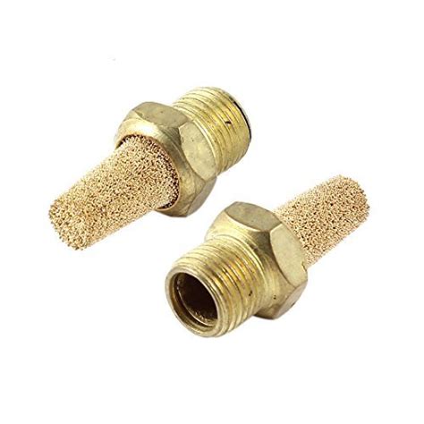 Alcoa PrimePneumatic Brass Muffler 1/8PT Male Thread Silencer Noise ...