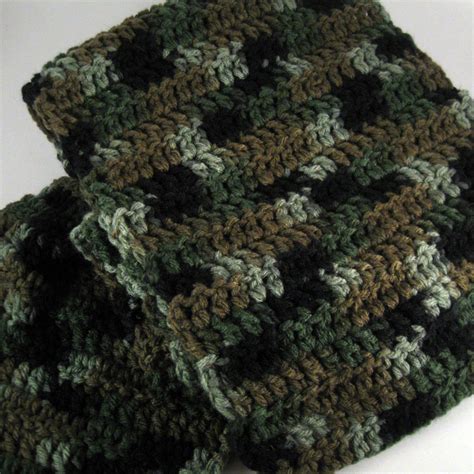 Camouflage Crochet Patterns Free Free Crochet Scarf Patterns Like This Are Great. - Printable ...
