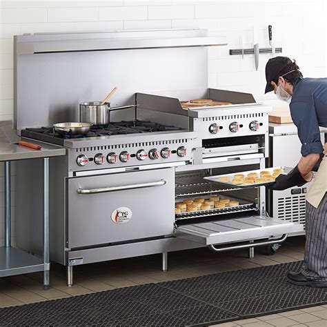 Cooking Performance Group S60-GS24-N Natural Gas 6 Burner 60" Range ...