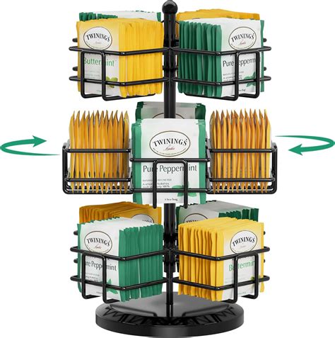 Amazon.com: EsLuker.ly Tea Bag Holder Organizer for Counter 3 Tier ...