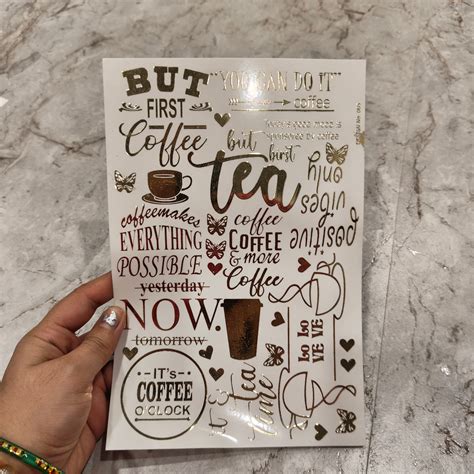 Embossed Sticker Sheet Af 005 – insane craft supplies