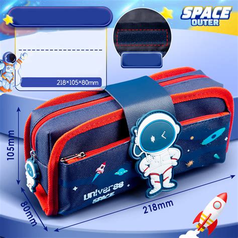 Astronaut Multipurpose Pencil Case ️ | Multi-Compartment Organizer – Giftoo