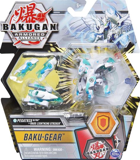 Buy Bakugan Ultra, Pegatrix with Transforming Baku-Gear, Armored ...