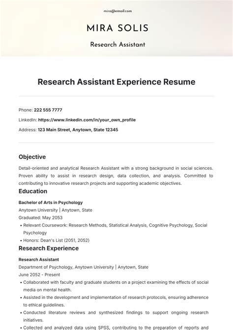 Free Academic Resume Templates to Edit Online and Download