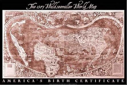 Buy Waldseemuller Map of 1507: America's Birth Certificate Book Online ...