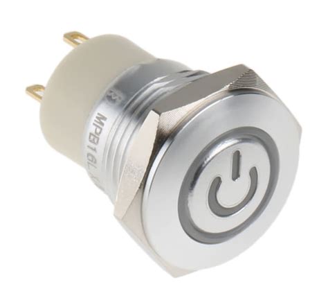 RS PRO | RS PRO Illuminated Push Button Switch, Latching, Panel Mount ...