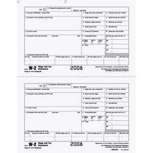 W-2 Employer File Copy D