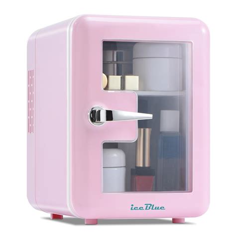 Iceblue Skincare Fridge with Viewing Window, 4L Compact Small Fridge ...