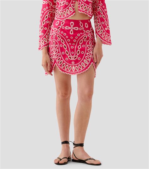 Scalpers Falda Mini English Scallop Mujer |El Palacio de Hierro