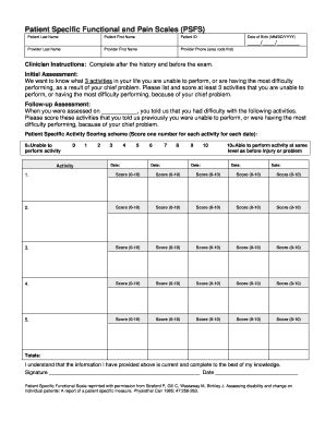 Evaluation Of The Patient-Specific Functional Scale In Hand Fractures ...