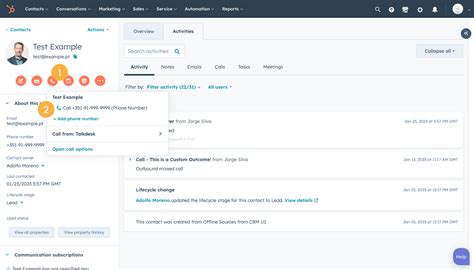 HubSpot Phone Call Transcript 的图像结果