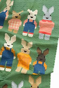 Image result for Bunny and Flower Quilt Pattern
