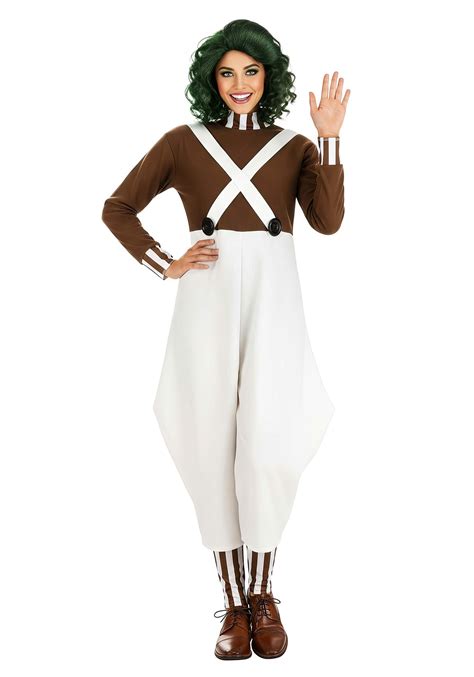 Adult Willy Wonka Oompa Loompa Costume
