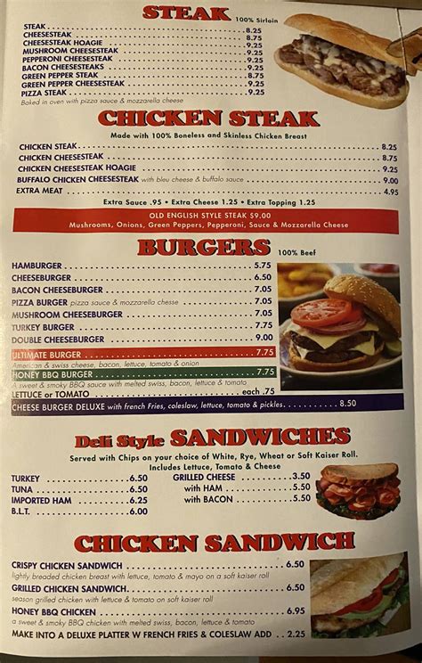 Menu at Old English Pizza pizzeria, Philadelphia, Orthodox St