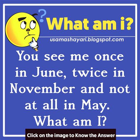 Riddles With Answers