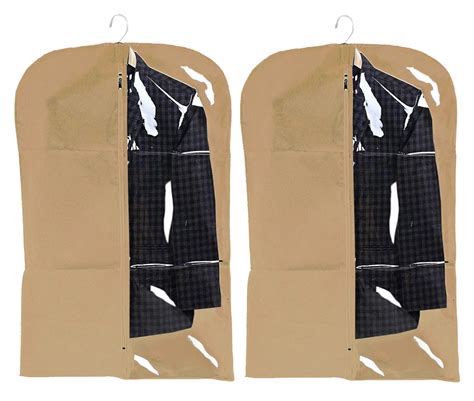 Kuber Industries Half Transparent 2 Pieces Non Woven Men's Coat Blazer ...