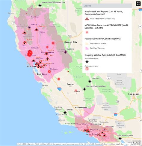 Image result for Cal Fire Map Live