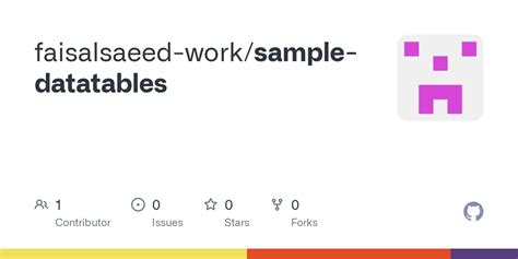 DataTable Code Example 的图像结果