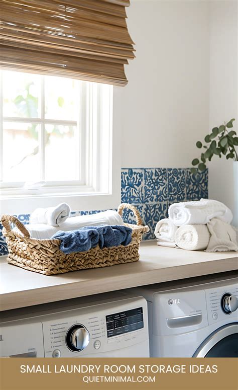 Small Laundry Room Storage Ideas: Organization Oasis - Quiet Minimal