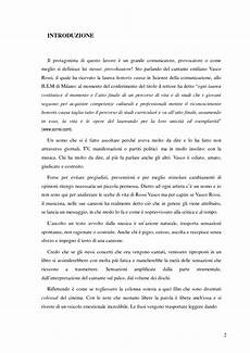 un senso vasco testo vasco una musica senza messaggio tesi di laurea un senso vasco testo vasco una musica senza messaggio tesi di laurea