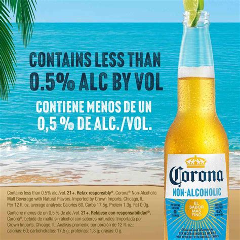 Corona Non-Alcoholic Malt Beverage Mexican Import Brew 6 pk Bottles ...