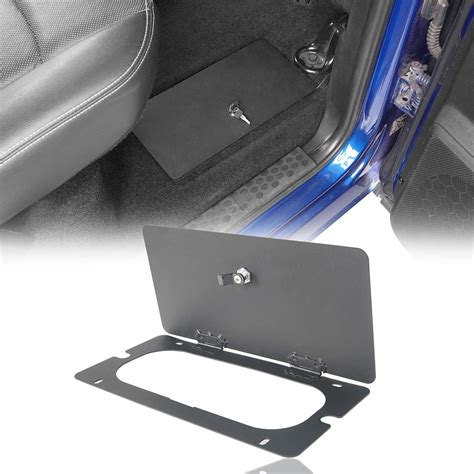 Amazon.com: Hooke Road RAM Rear Seat Floor Storage Organizer Tray Lock ...