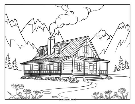 200+ Mountain Coloring Pages for Kids & Adults (Free Printable PDFs)