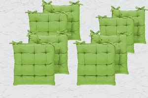 Comfowell Cotton Solid Chair Pad Pack of 8 - Buy Comfowell Cotton Solid ...