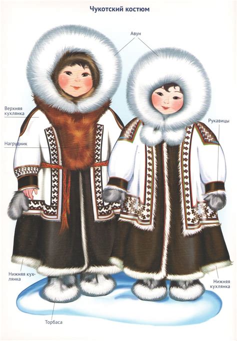 Народный костюм чукчей картинки - 32 фото