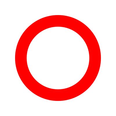 Red Circle Transparent Background
