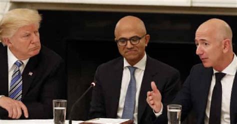 Trump roasts Microsoft’s CEO Satya Nadella after crowning CEOs 'high IQ ...