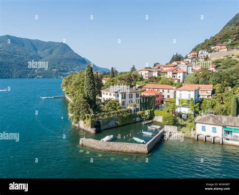 Lake of Como, house of George Clooney. Laglio (Italy Stock Photo - Alamy